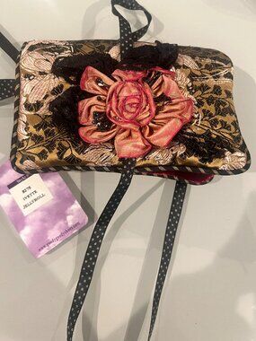 NWT Goody Goody Ivette Silk Jellyroll Jewelry Roll Travel Organizer 8275